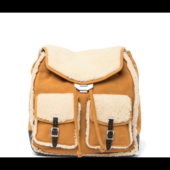 rag & bone Handbags - RAG & BONE
Small Suede Genuine Shearling Field